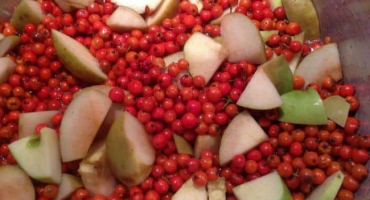 Jednoduchý recept na brusinkový džem s jablky na zimu